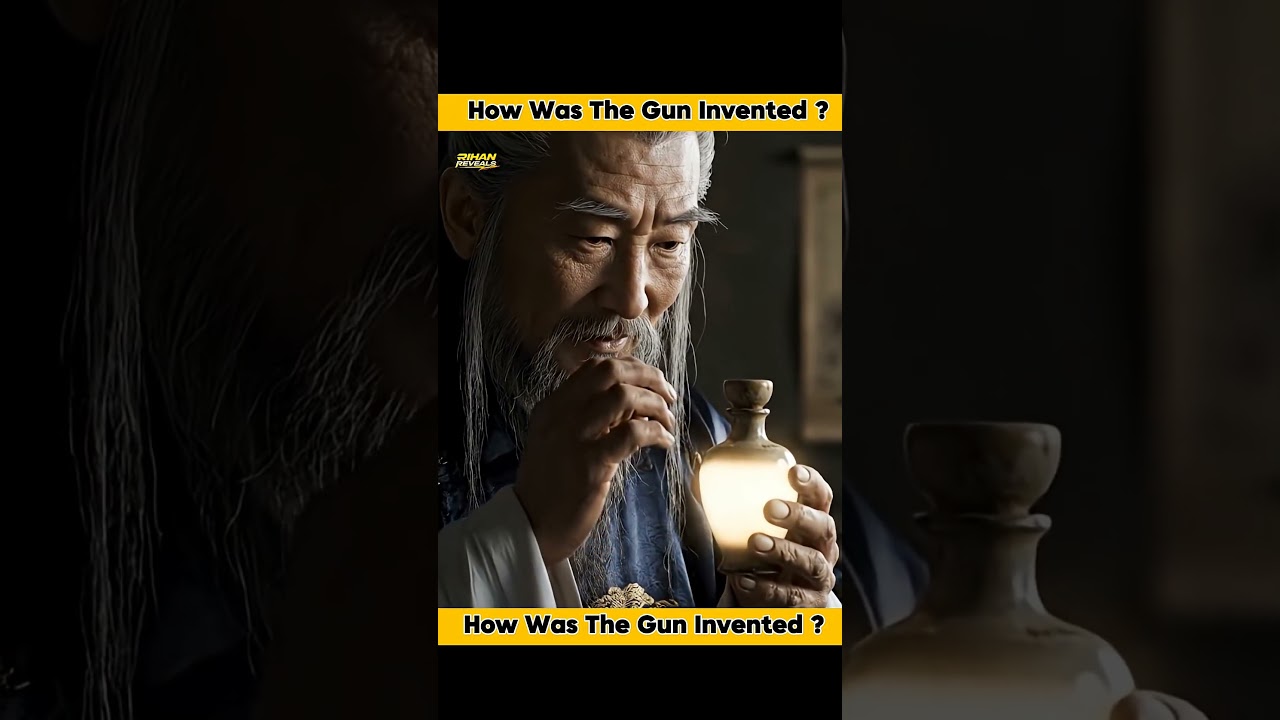 How and when was the first gun developed? #facts #shorts #rihanreveals