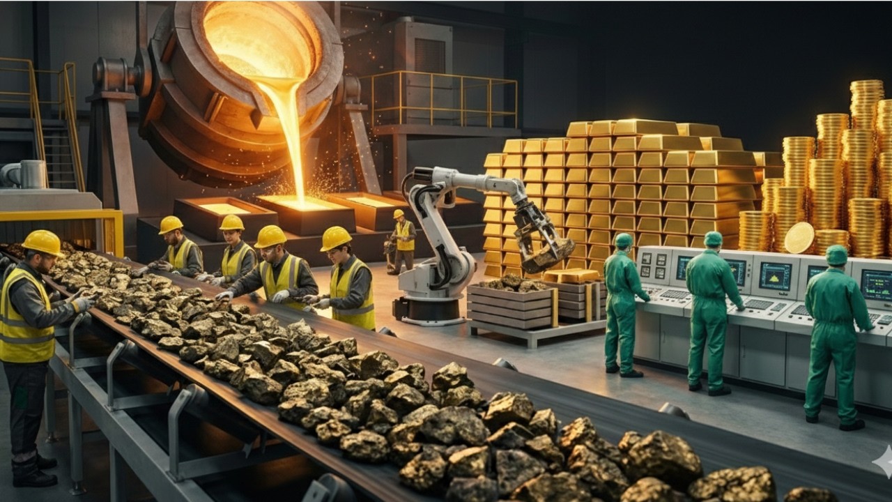 How Pure Gold Is Made: Inside a Modern Refinery Where Every Gram Counts