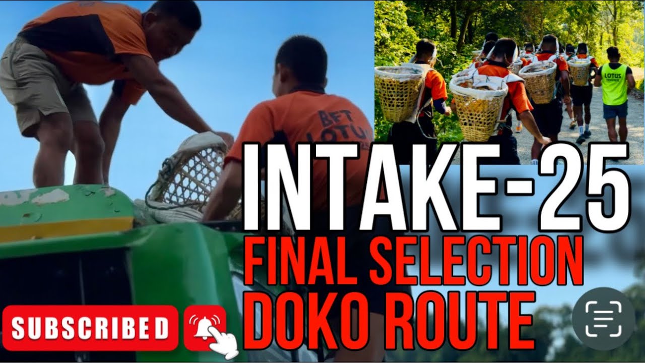 Check the DOKO Route for Final Selection || Intake-25 ||#britisharmy #singaporepolice #nepalarmy