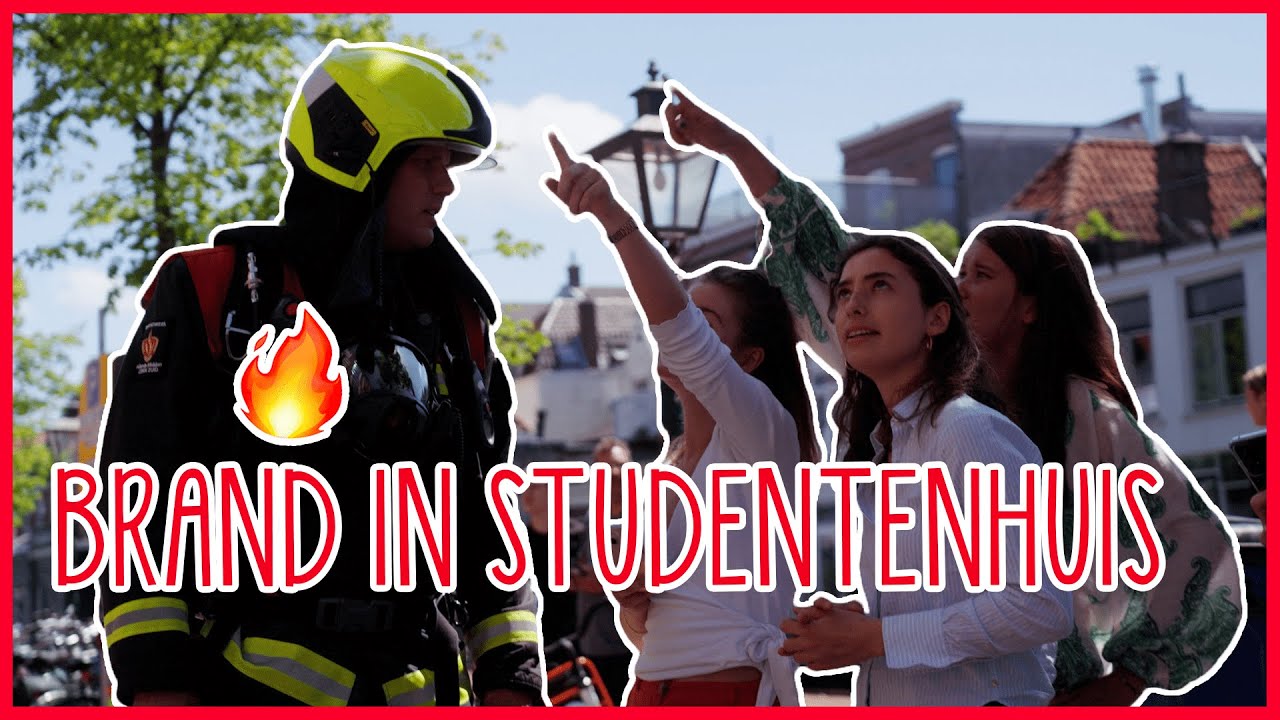 'GAAT JE ROOKMELDER AF? GA NAAR BUITEN!' - BRANDOEFENING IN LEIDEN