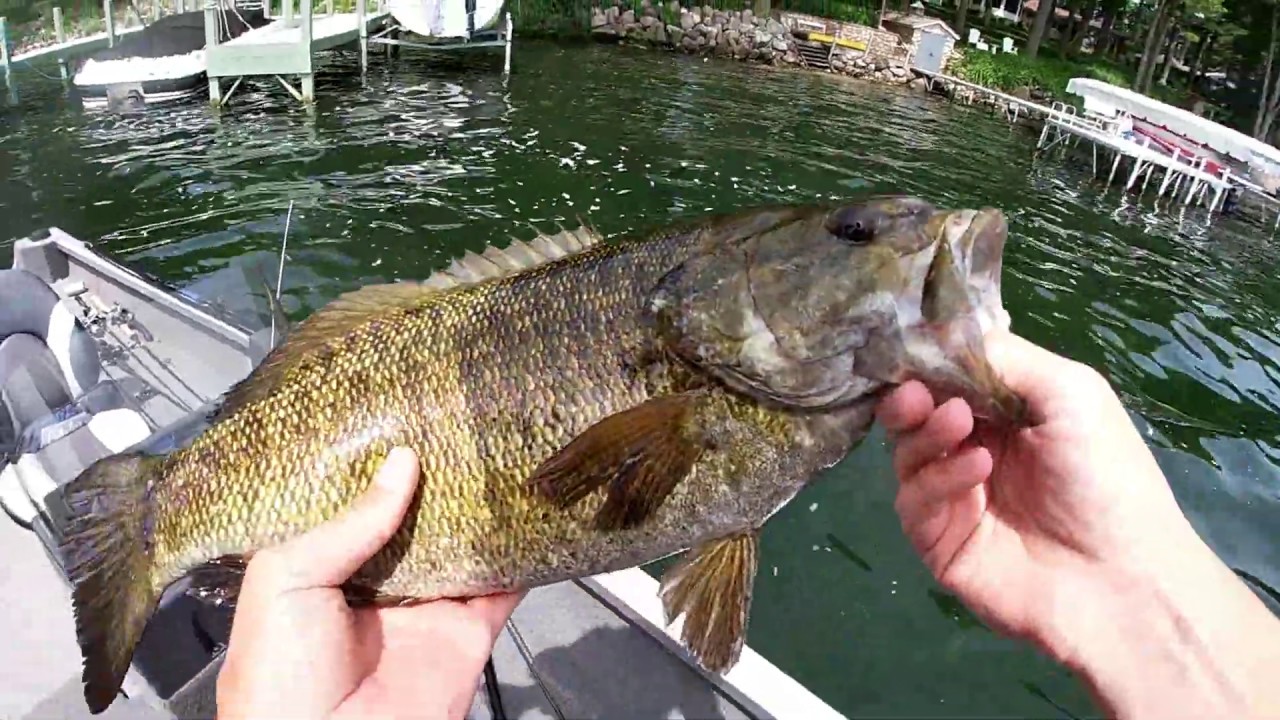 Ultra Clear Water Smallmouth Fishing Green Lake WI