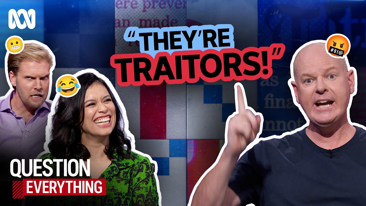 Comedians give their HOT TAKES on the news | Question Everything | ABC iview