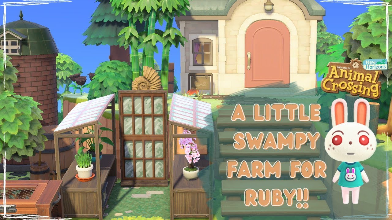 Building a Swamp Farm | Speed Build // Animal Crossing: New Horizons