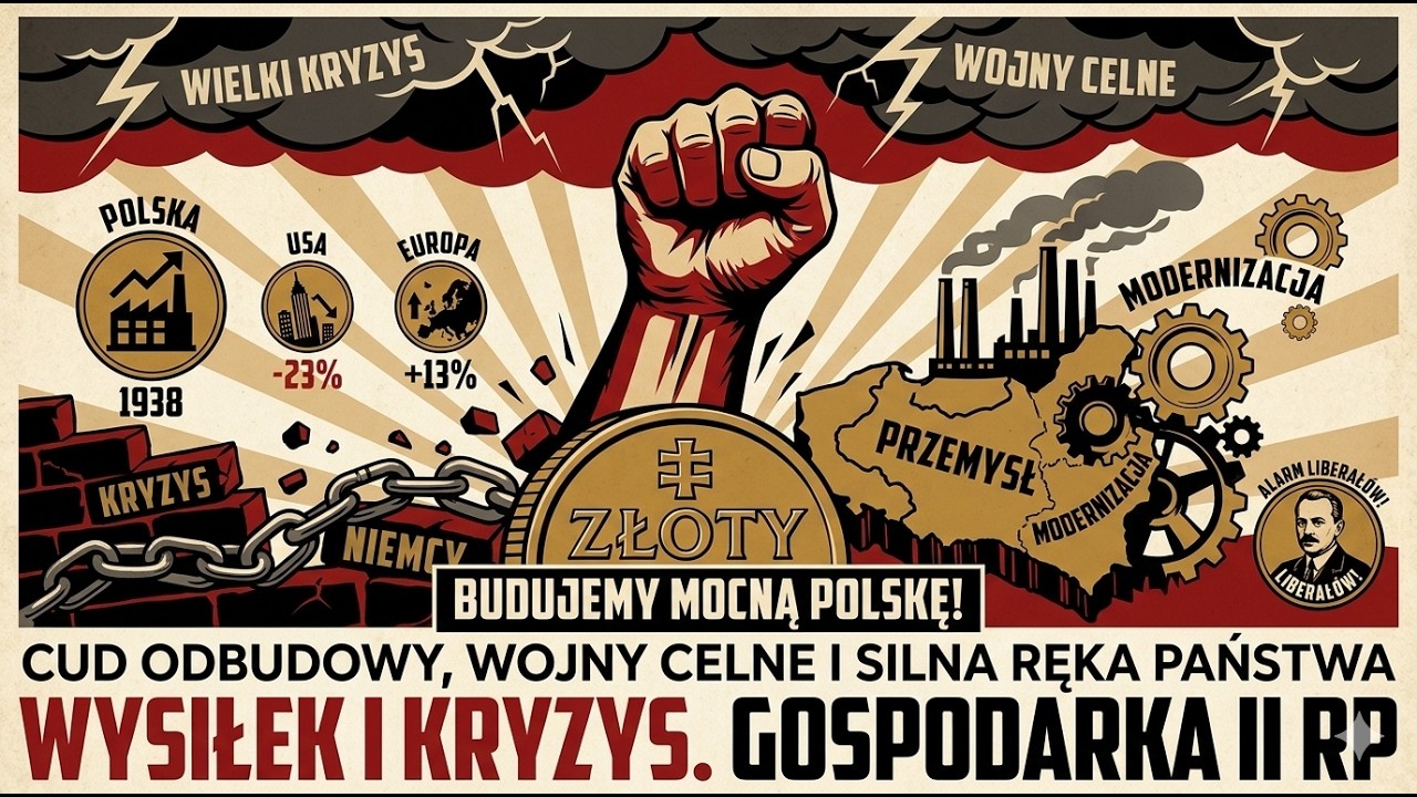 🏗️ GOSPODARCZY CUD CZY WALKA O PRZETRWANIE? Prawda o finansach i polityce społecznej II RP