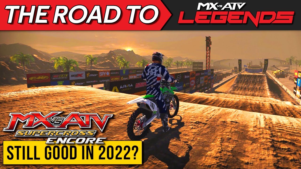 MX vs ATV Supercross Encore в 2022 году — обзор после 1000 часов — Дорога к легендам MX vs ATV