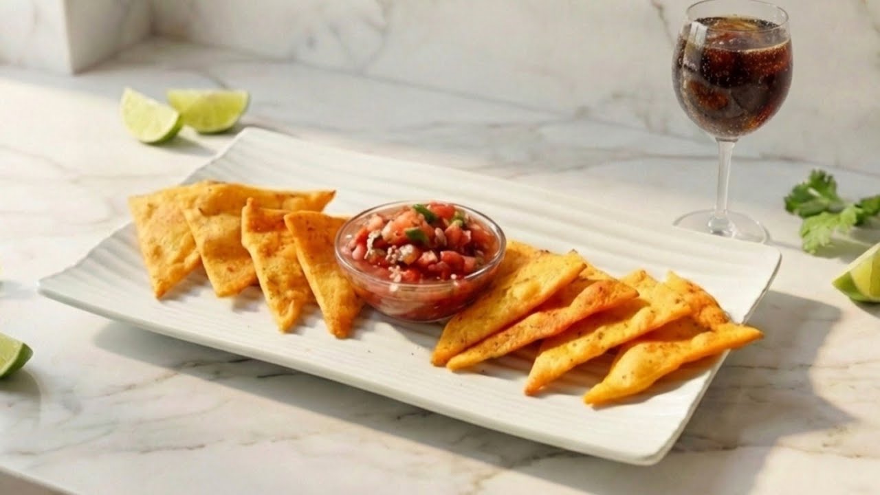 🌮 Crispy Nachos & Fresh Salsa | Perfect Party Snack