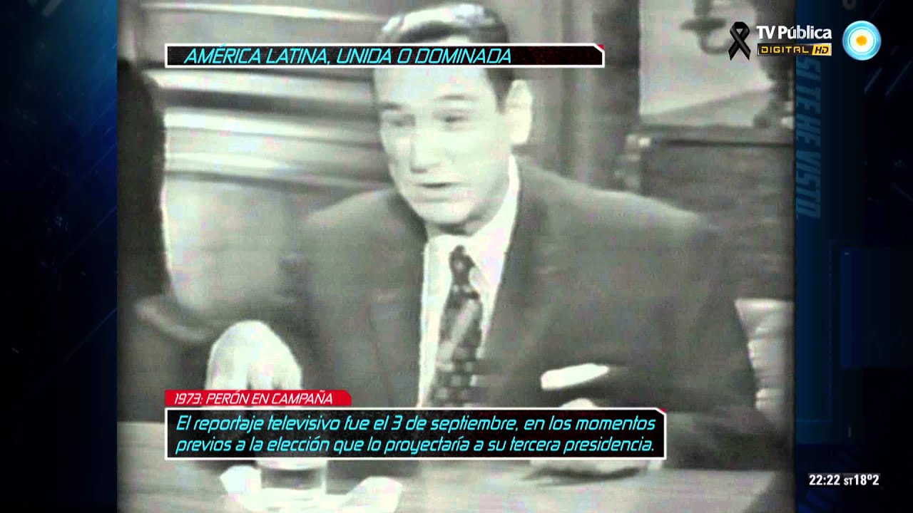 Archivo histórico - Entrevista a Perón - 03-09-1973 - (1 de 4)