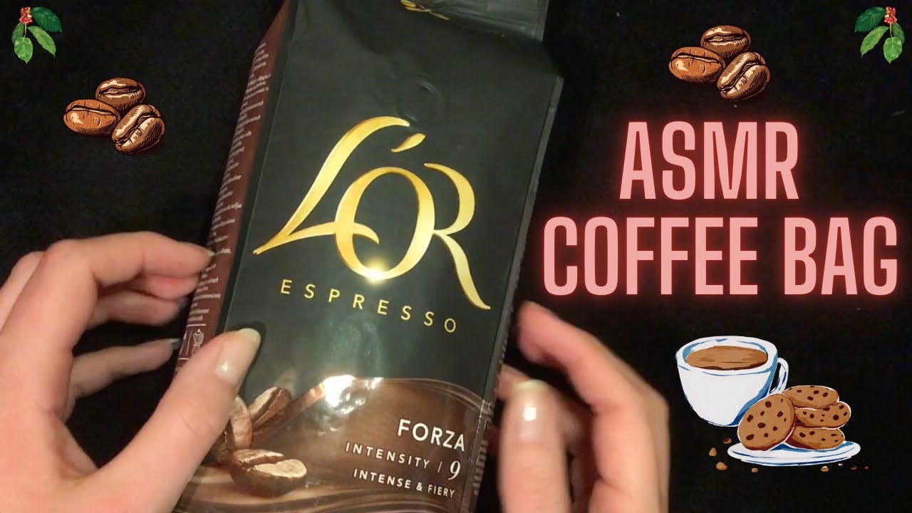 ASMR ☕Coffee Bag☕ Super Crinkly Sounds!🌟 Upclose #ASMR
