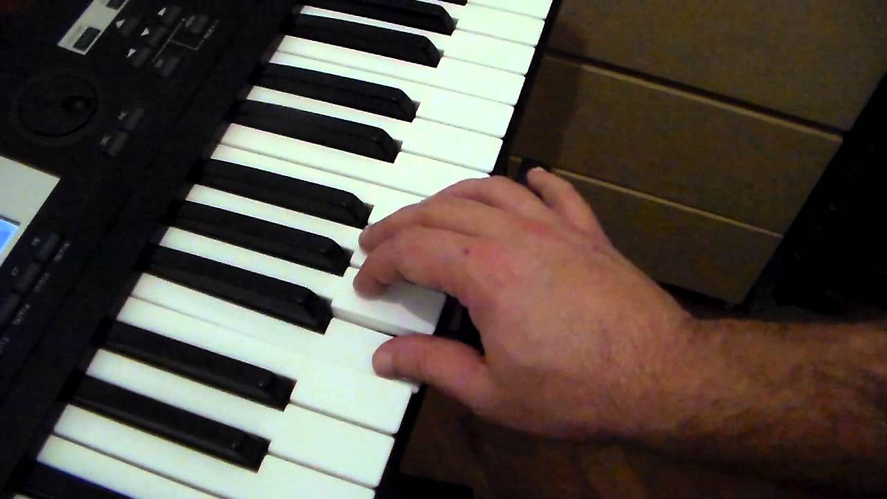 F minor Scale and Chord  Escala de F&aacute; Menor Keyboard Piano Tutorial