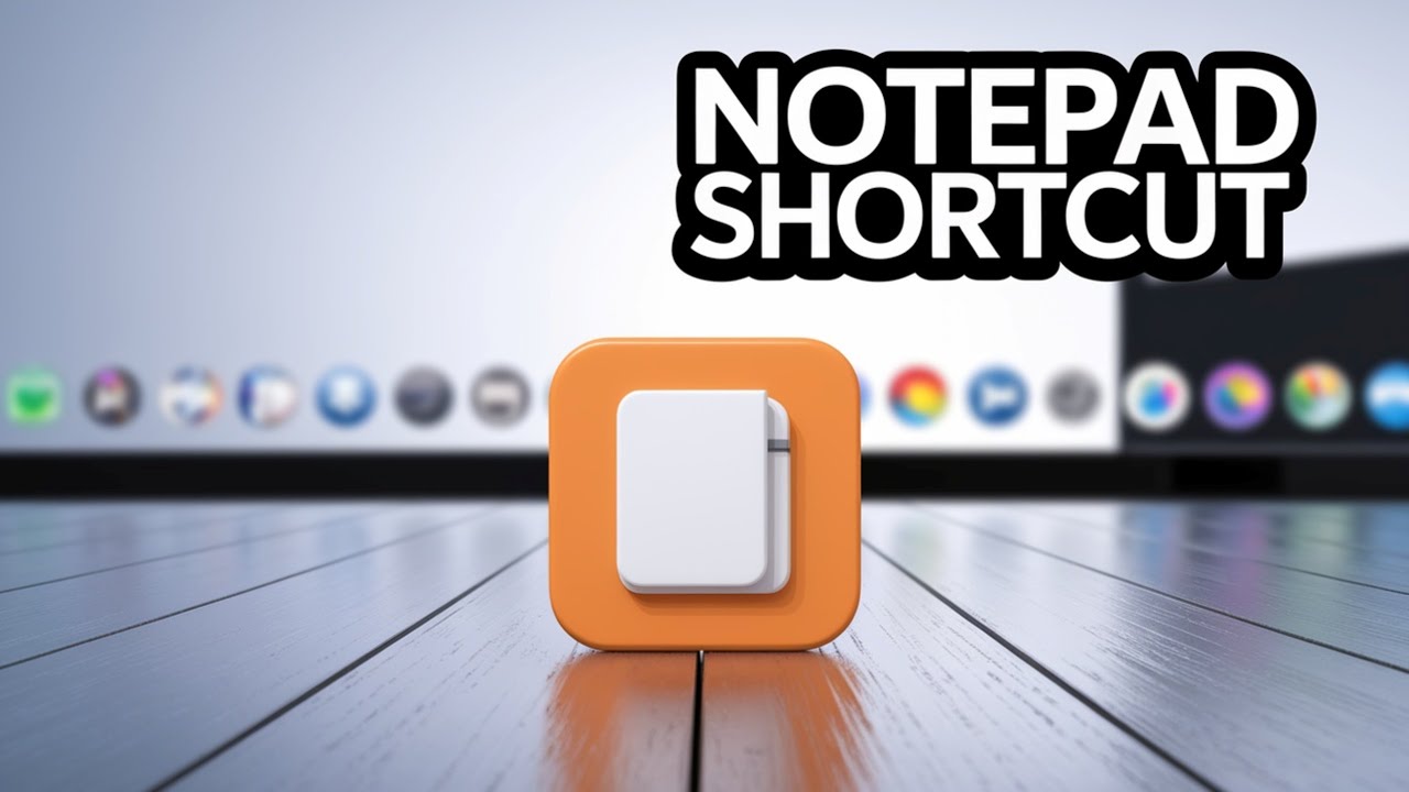 How to Add Desktop Shortcut of Notepad on Windows 11