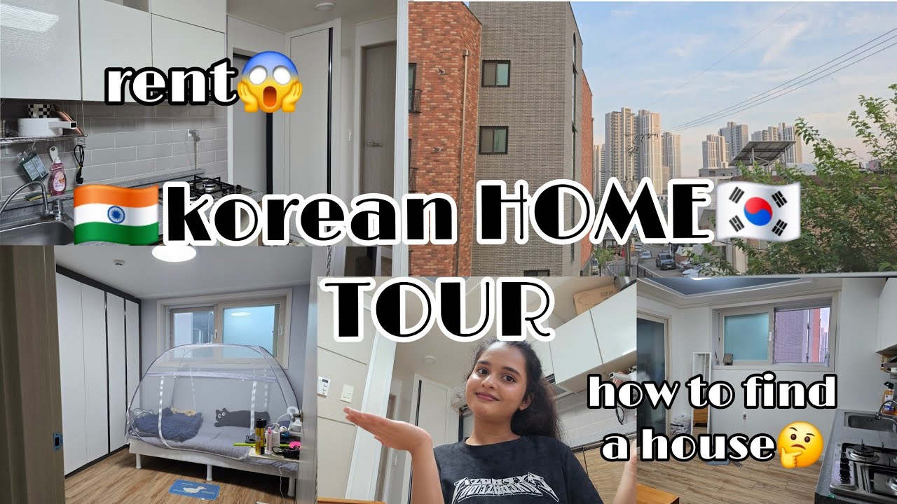 🇰🇷🏡Korean home tour!! Rent?? #explore #foryou #fyp #vlog #korea #indian #roomtour #gkstudy#koreavlog