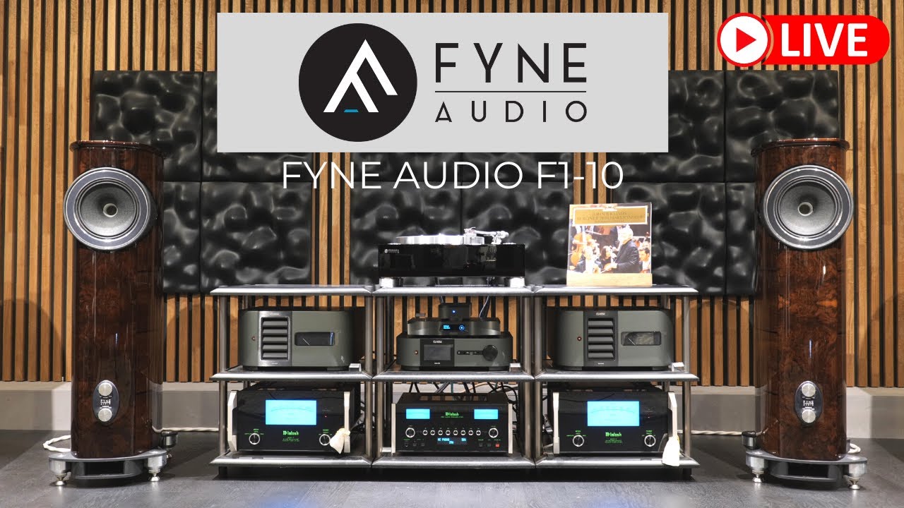 브리티시 사운드의 정수 Fyne Audio F1-10 스피커 LP소스를 이용한 청음 동영상 / 매킨토시 MCINTOSH C50 프리앰프, MC611 모노블럭 파워앰프 파인오디오