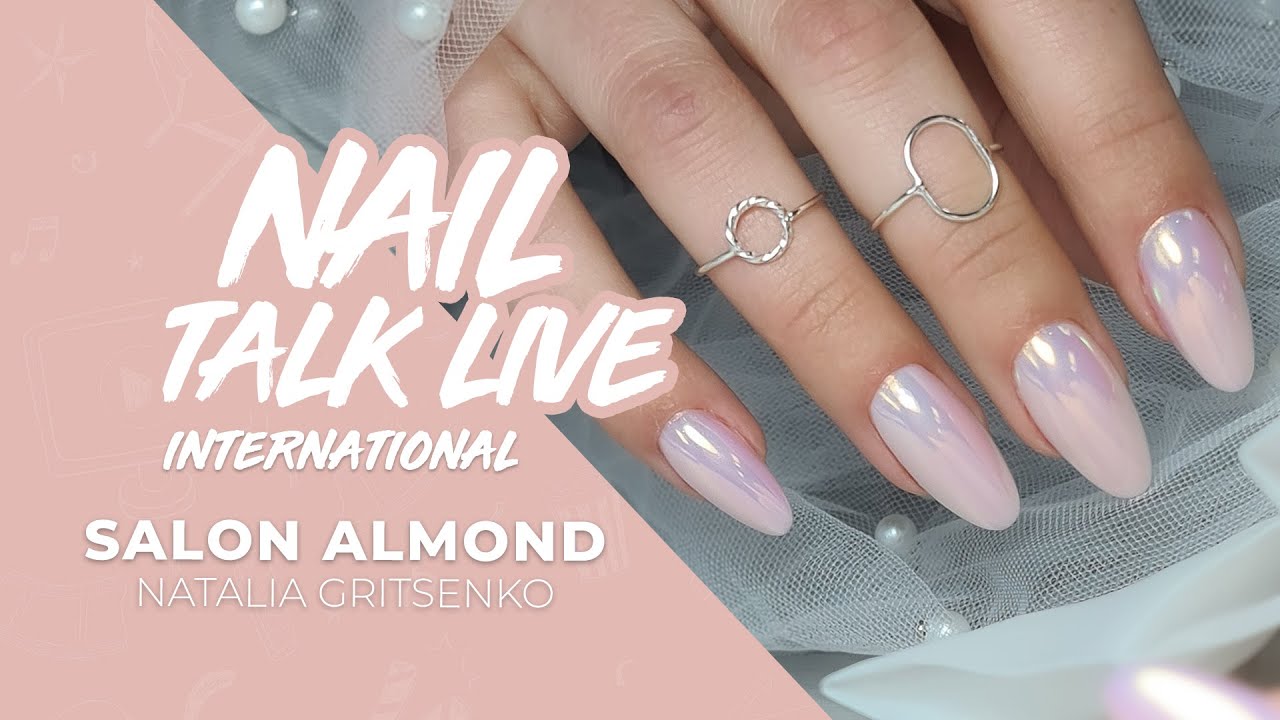 Salon almond with Unicorn pigments