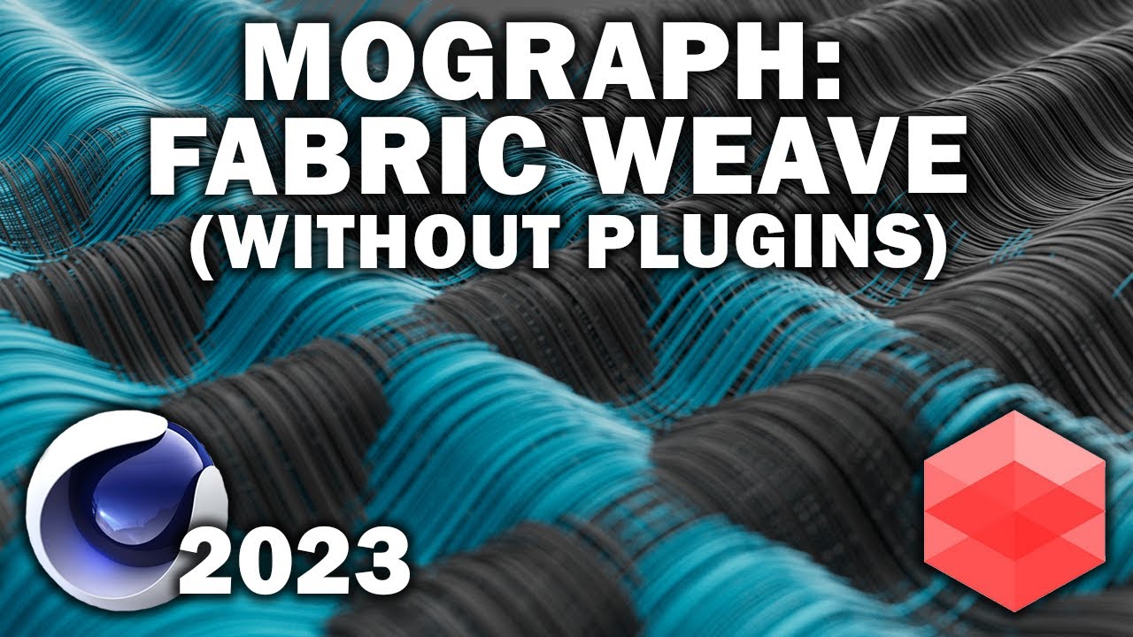 Cinema 4d 2023: Тканое переплетение Mograph