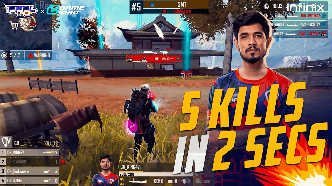 5 Kills in 2 Seconds - CN.King47 | GameBird FFPL III Top 5 Shots #4