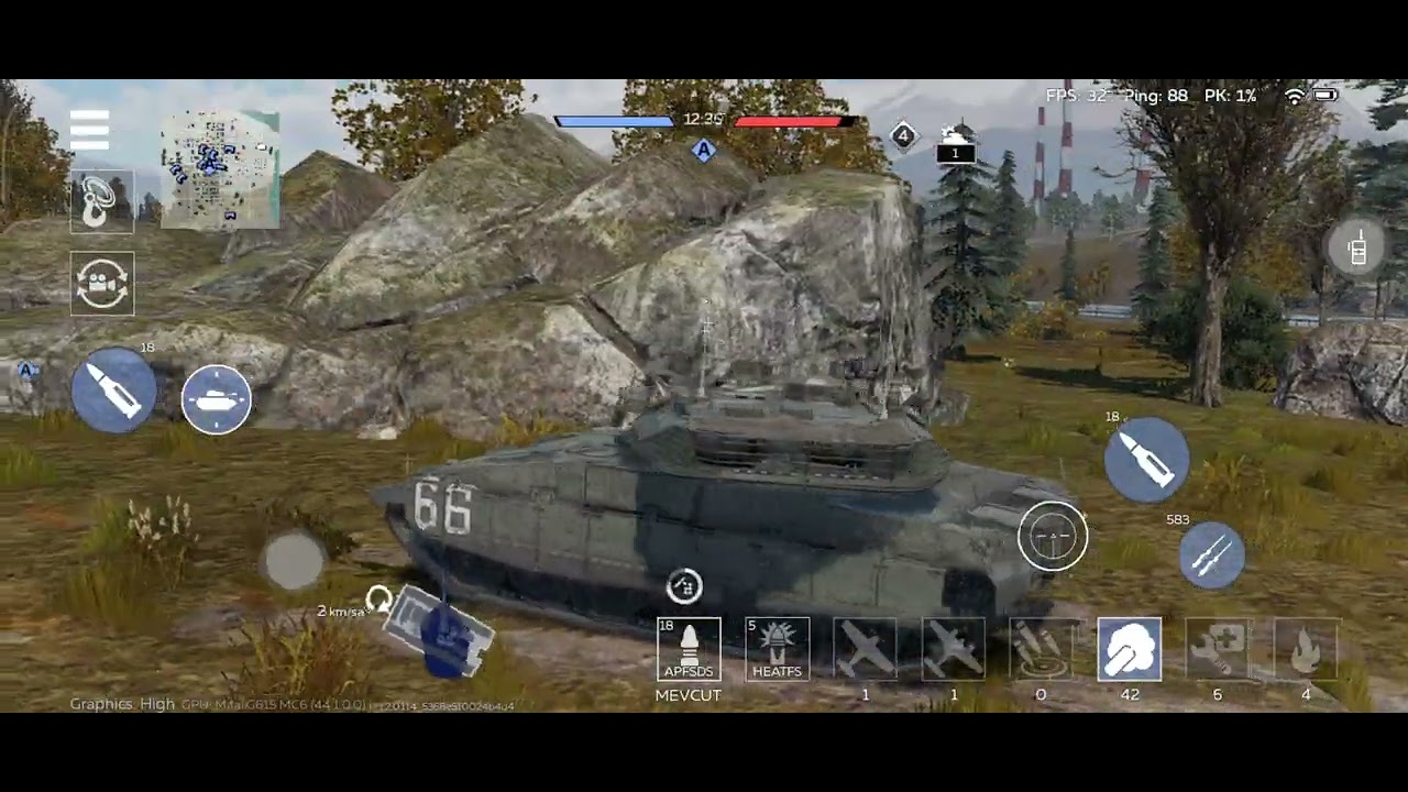 War Thunder Mobile ((MaJeSTiCTuRK) Merkava MK.2D