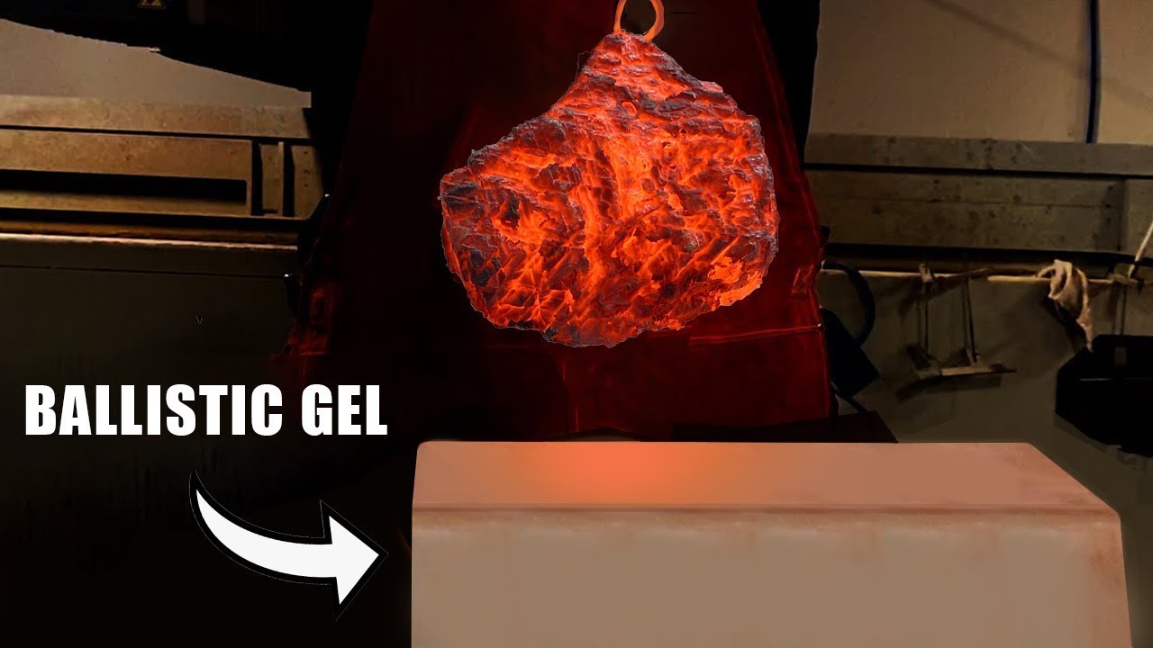 2000 Degree Meteorite Vs. Ballistic Gel