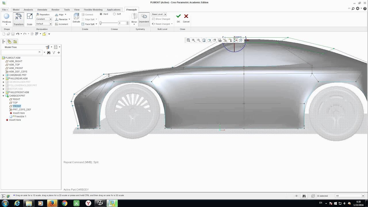 Creo SlotCarBody