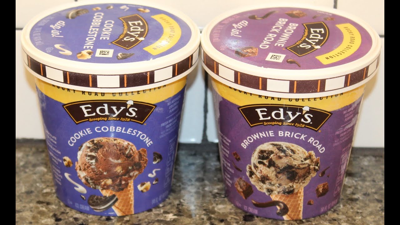 Edy’s Ice Cream Rocky Road Collection: Cookie Cobblestone & Brownie Brick Road Review