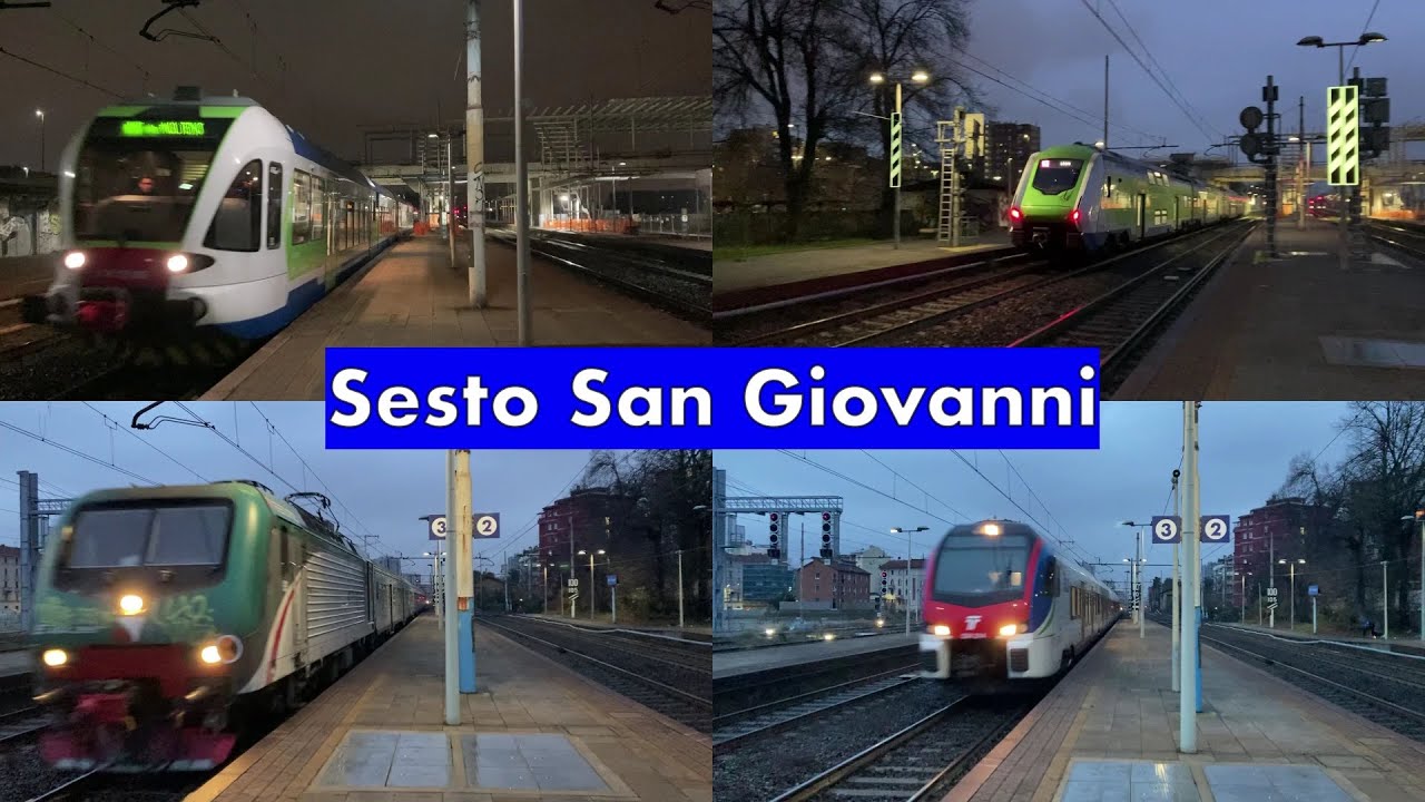Treni nel tardo pomeriggio a SESTO SAN GIOVANNI! [parte 1/2]