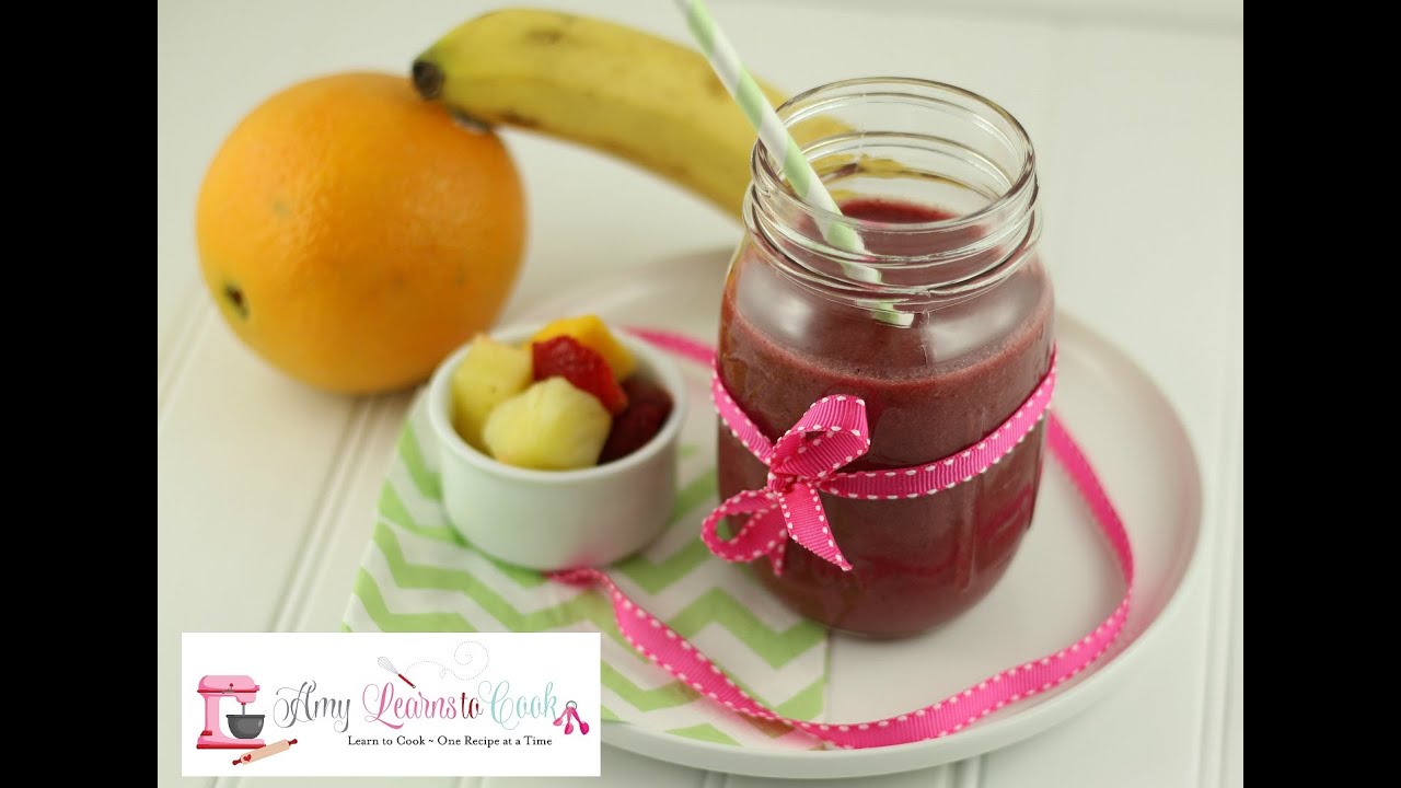 How to Make a Healthy Breakfast Smoothie ~ Vitamix Recipe ~ Amy Learns to Cook