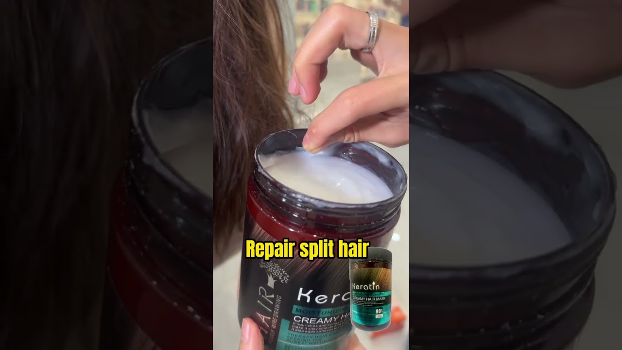 Keratin hair mask, deep repair hair forks and damage