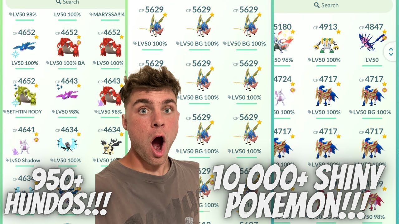 ✨Inside My FULL POKEMON GO COLLECTION!✨(10,000+ SHINY Pokemon, 1,000+ 100 IV Pokemon)