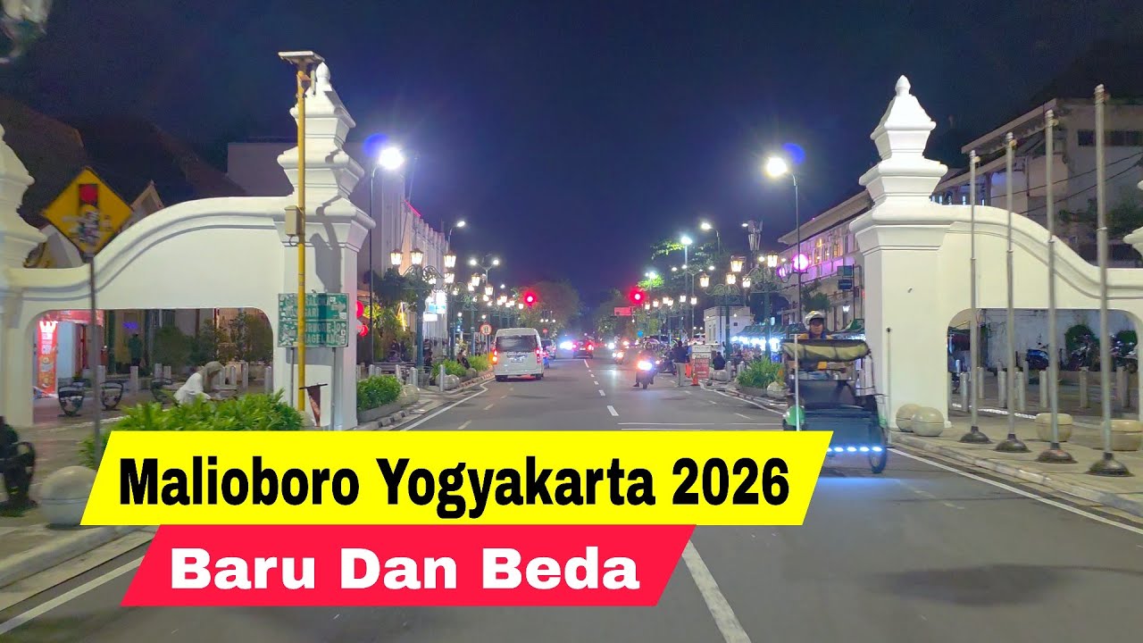 SUASANA MALIOBORO YOGYAKARTA TERKINI DI MALAM HARI | WISATA JOGJA TERBARU 2026