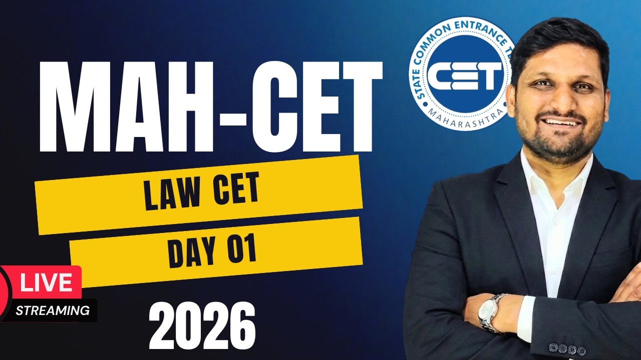 LAW CET DEMO 01 | MAH-CET 2026 | LEGAL APTITUDE & LEGAL REASONING