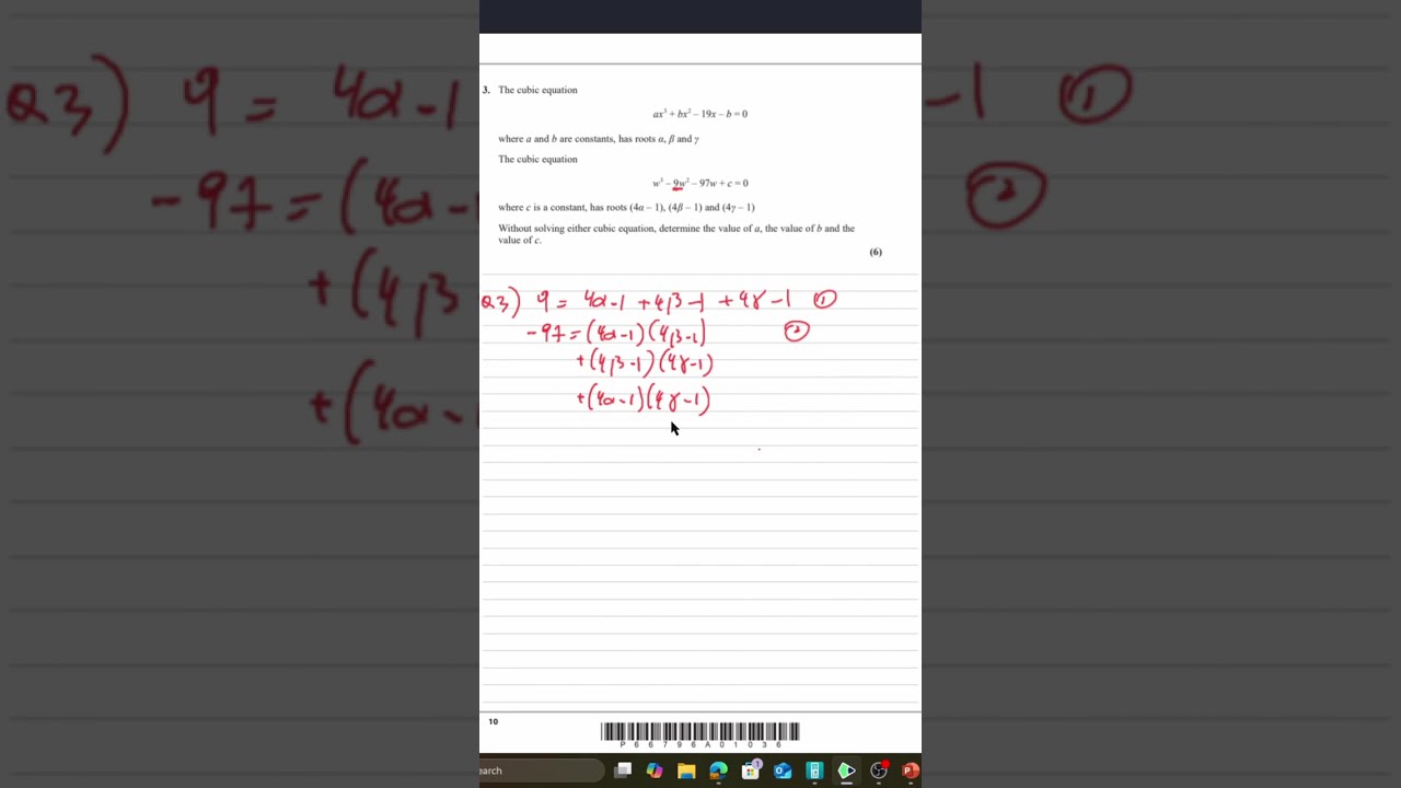 Are You Ready For Core Pure 1? | Further Maths Cubic Roots