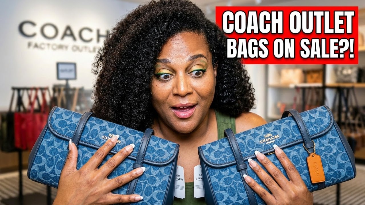 Новые поступления весны 2026 года в Coach Outlet 💕Вам нравится💕 Джинсовая сумка Coach все еще в н...
