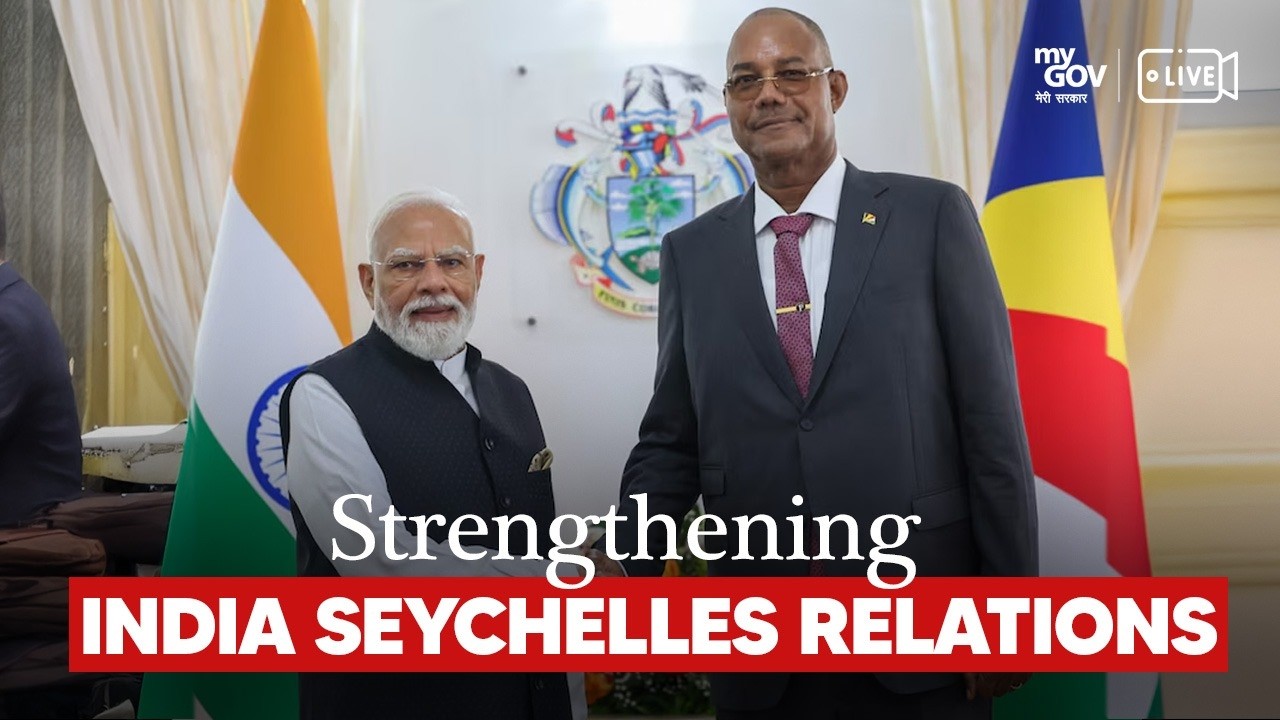 LIVE: PM Modi holds a meeting with Seychelles President Dr. Patrick Herminie