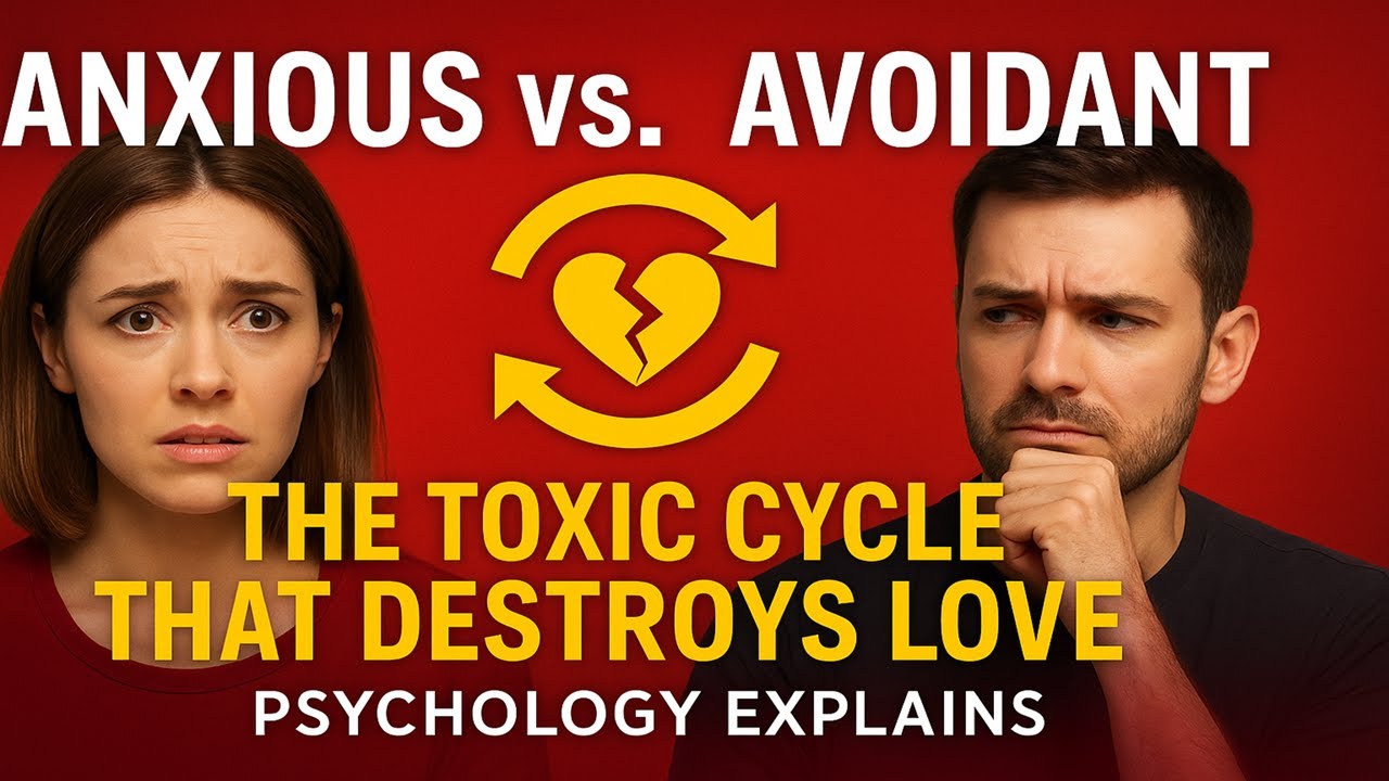 Anxious vs. Avoidant: The Toxic Cycle That Destroys Love (Psychology Explains)