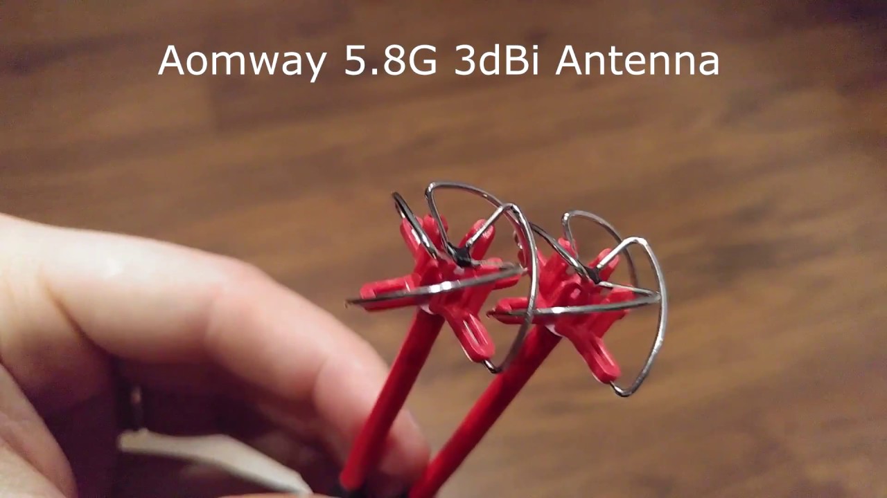 Aomway 5.8GHz Antenna FPV setup testing  | Gearbest