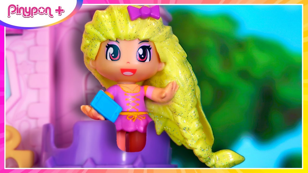 &iexcl;La princesa Rapunzel no quiere salir de la torre! 🌈 &iexcl;Pinypon Plus Juguetes!