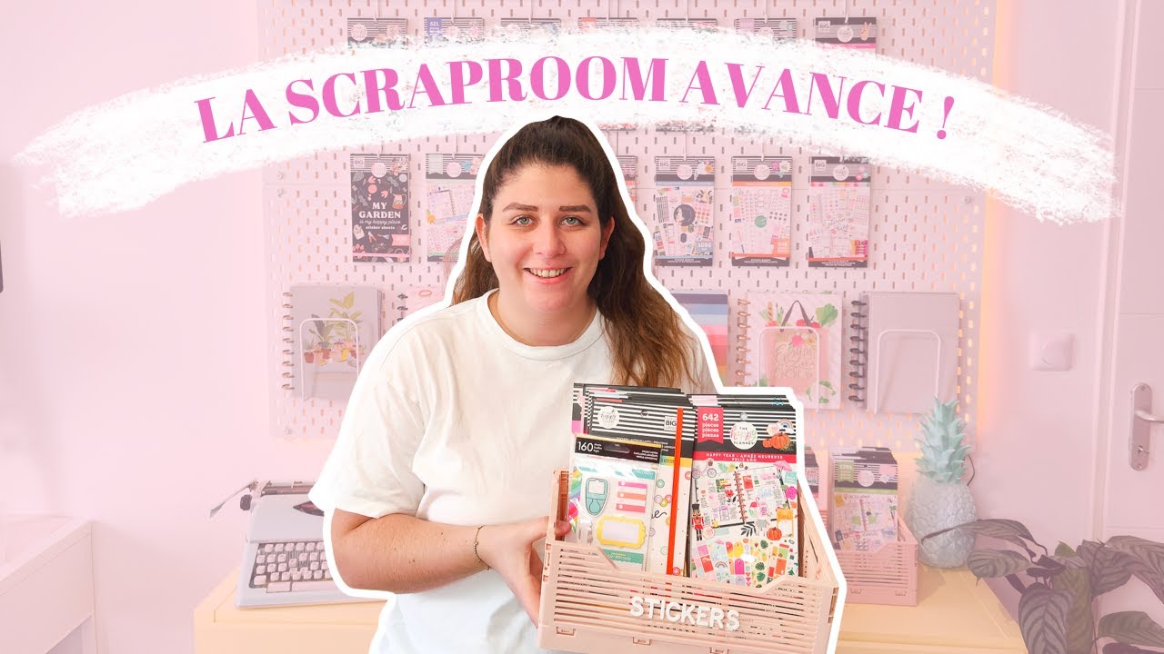 CRÉATION D'UN ESPACE HAPPY PLANNER DANS MA SCRAPROOM! 📒