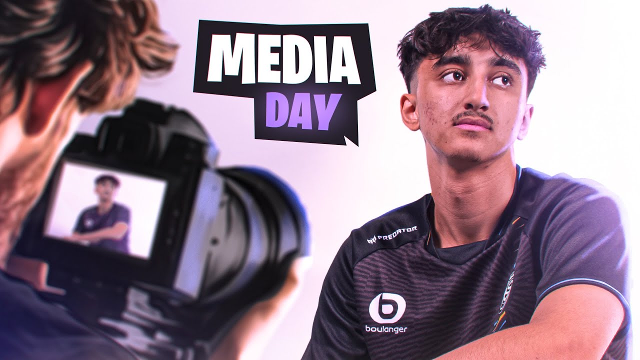 24H EN MEDIA DAY AVEC LES PROS FORTNITE 😱 ft. Podasai,Léo,Clément...