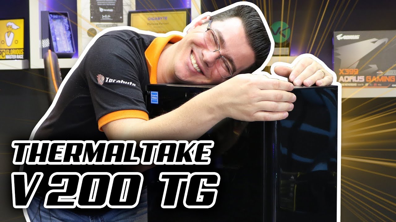 GABINETE GAMER THERMALTAKE V 200 TEMPERED GLASS | Review TerabyteShop