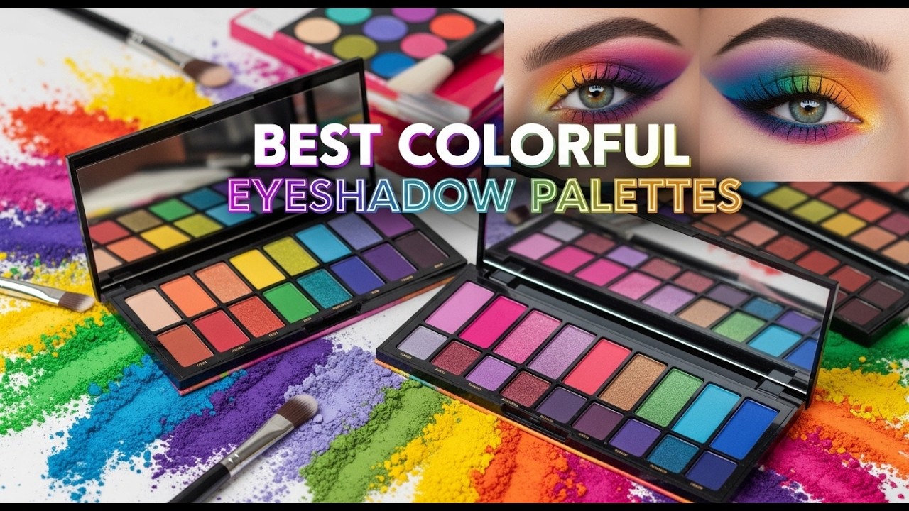 Top 5 Best Colorful Eyeshadow Palettes 2026 | Top 5 Bright Eyeshadow Palettes for Beginners