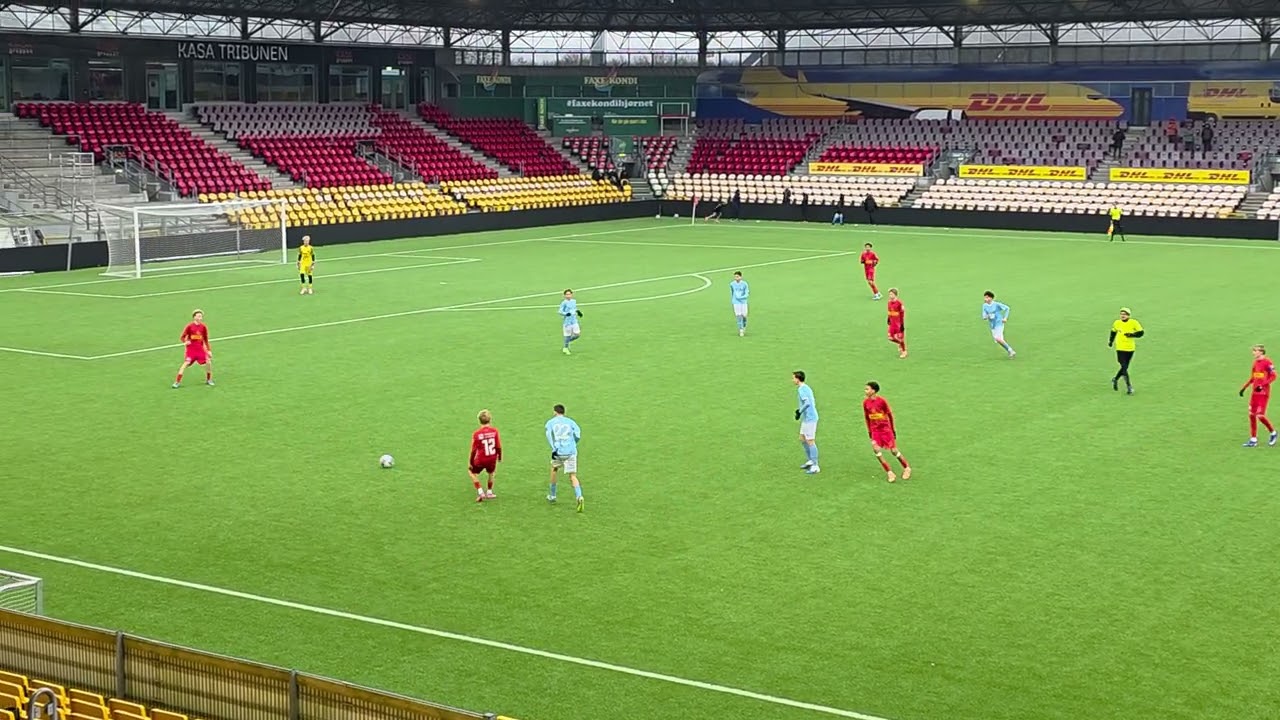 MFF P16 vs FC Nordsjælland P16 (2-4) Träningsmatch 2 halvlek 