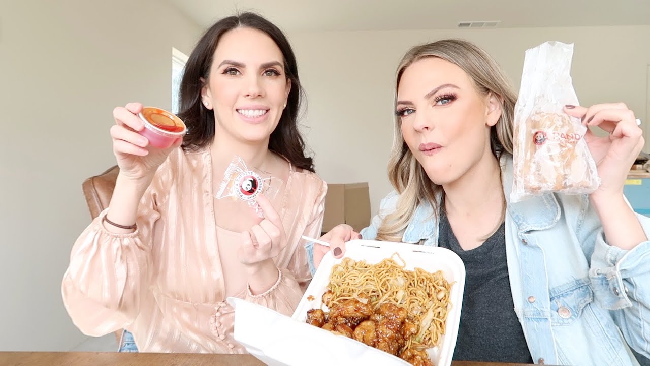 PANDA EXPRESS MUKBANG - TALKING ABOUT EX BOYFRIENDS
