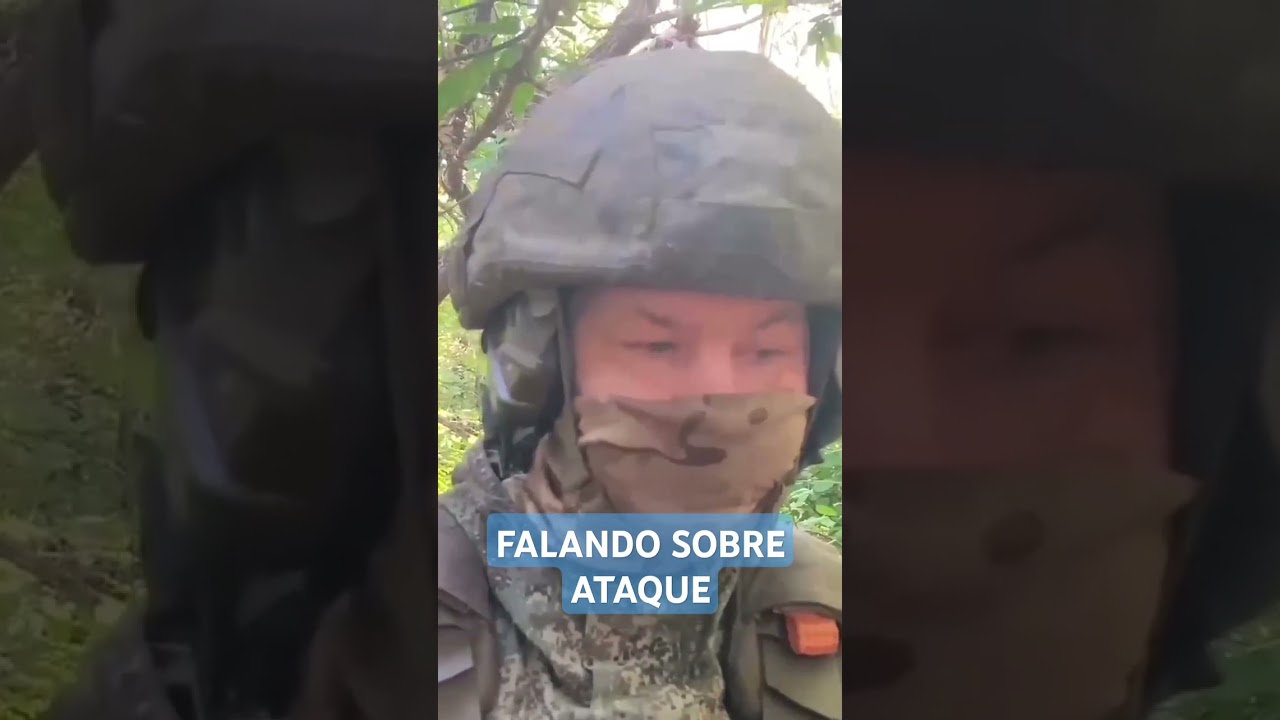 soldado russo fala sobre ataque com canh&atilde;o #batalha #guerra #conflito #militar #ucrania #russia