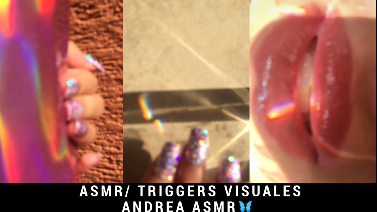 ASMR/ TRIGGERS VISUALES/ MUY RELAJANTE 😴/ Andrea ASMR 🦋