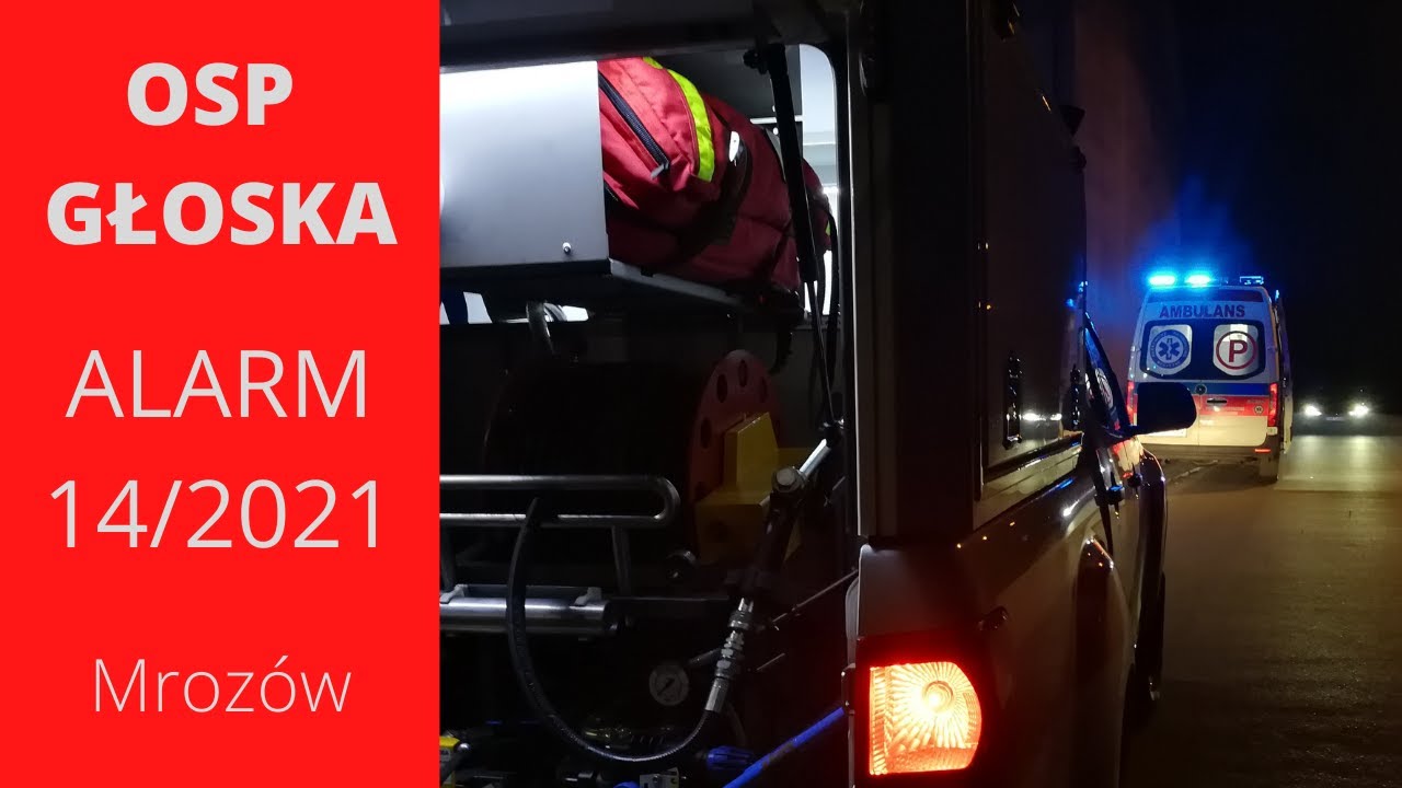 OSP Głoska - 14/2021 Izolowane zdarzenie medyczne Mrozów