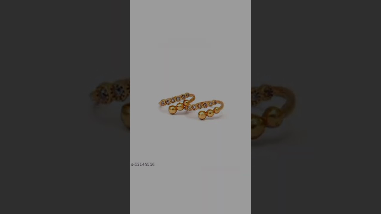 Gold Plated Toe Ring Collection Of 2022