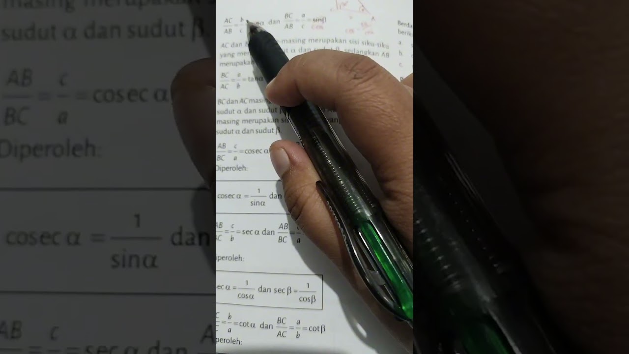 Perbandingan Trigonometri Sudut Siku-Siku 4 Februari 2026