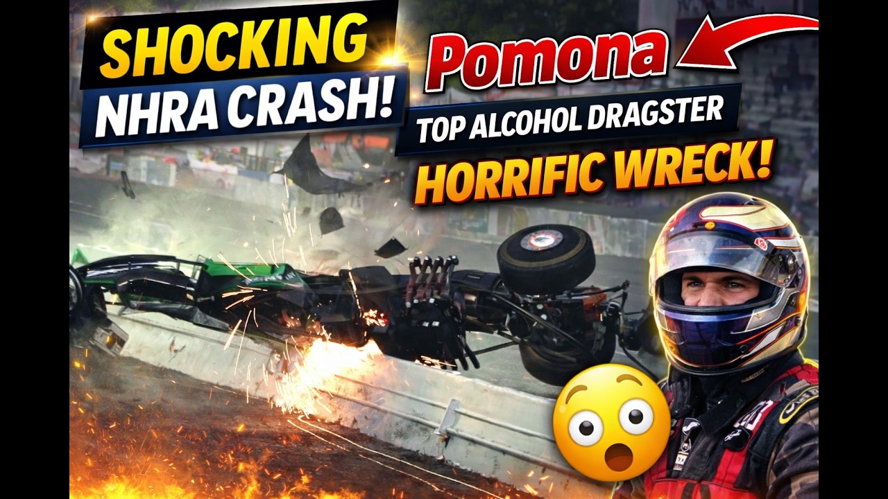 Heart-Stopping NHRA Crash at Pomona! James Stevens WALKS AWAY from Brutal Dragster Wreck 🚨