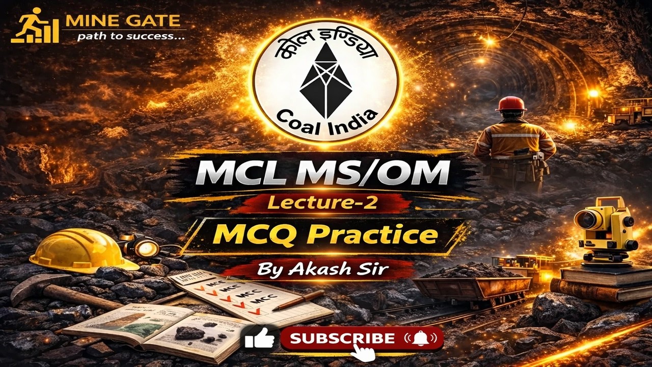MCQ Practice | Lecture 2 | MCL MS/OM Exam Preparation 2026  @MINE GATE  ​