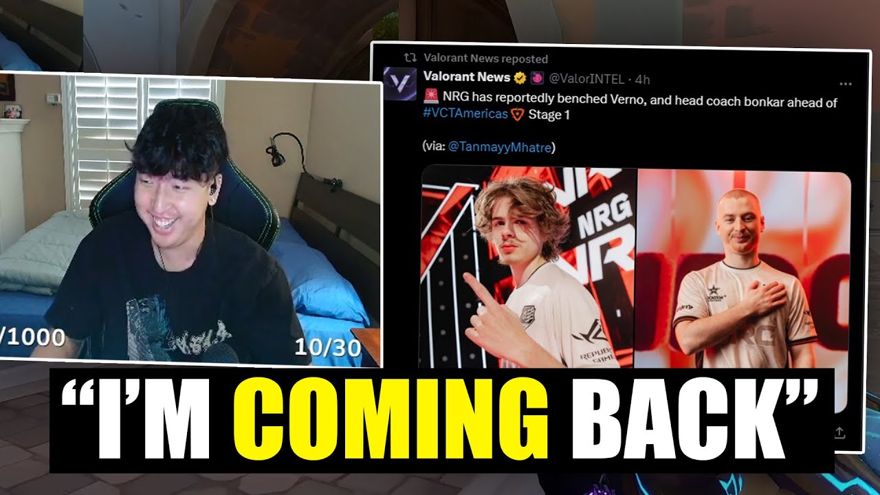 Marved on NRG Benching Verno and Bonkar