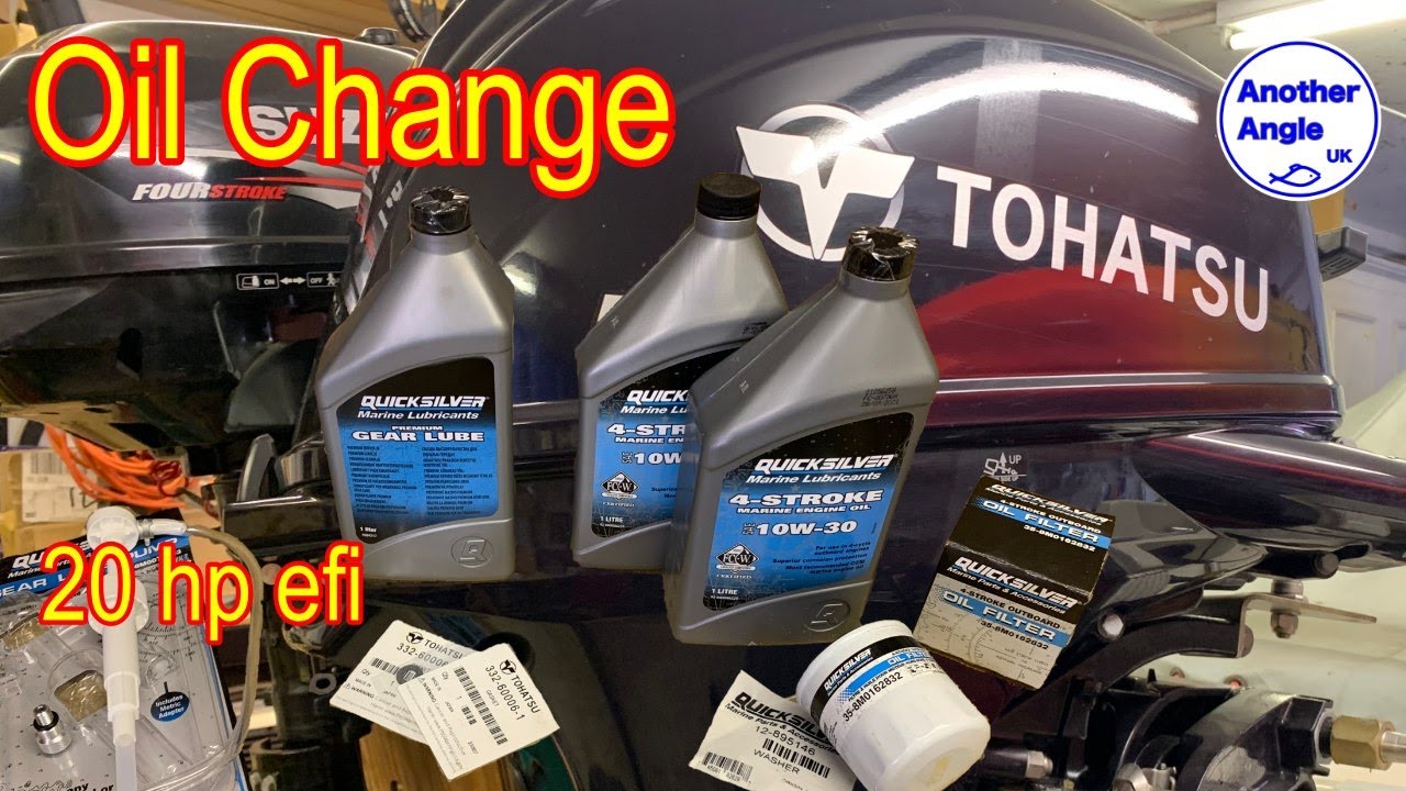 Tohatsu 20 hp efi : Oil and Filter Change : Beginner Guide : Everything You Need To Know :